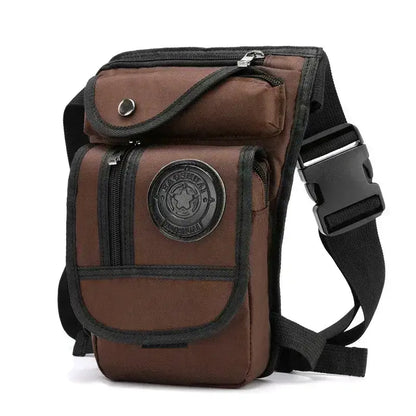Equestrian Waist Riding Bag Hiking Riding Fanny Pack - brown - nylon - Accessories