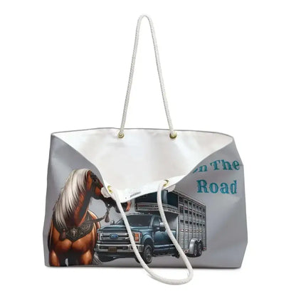 Equestrian Weekender Bag, Horse Luggage Tote, Horse Travel Bag 24x13 - The Best New Thing