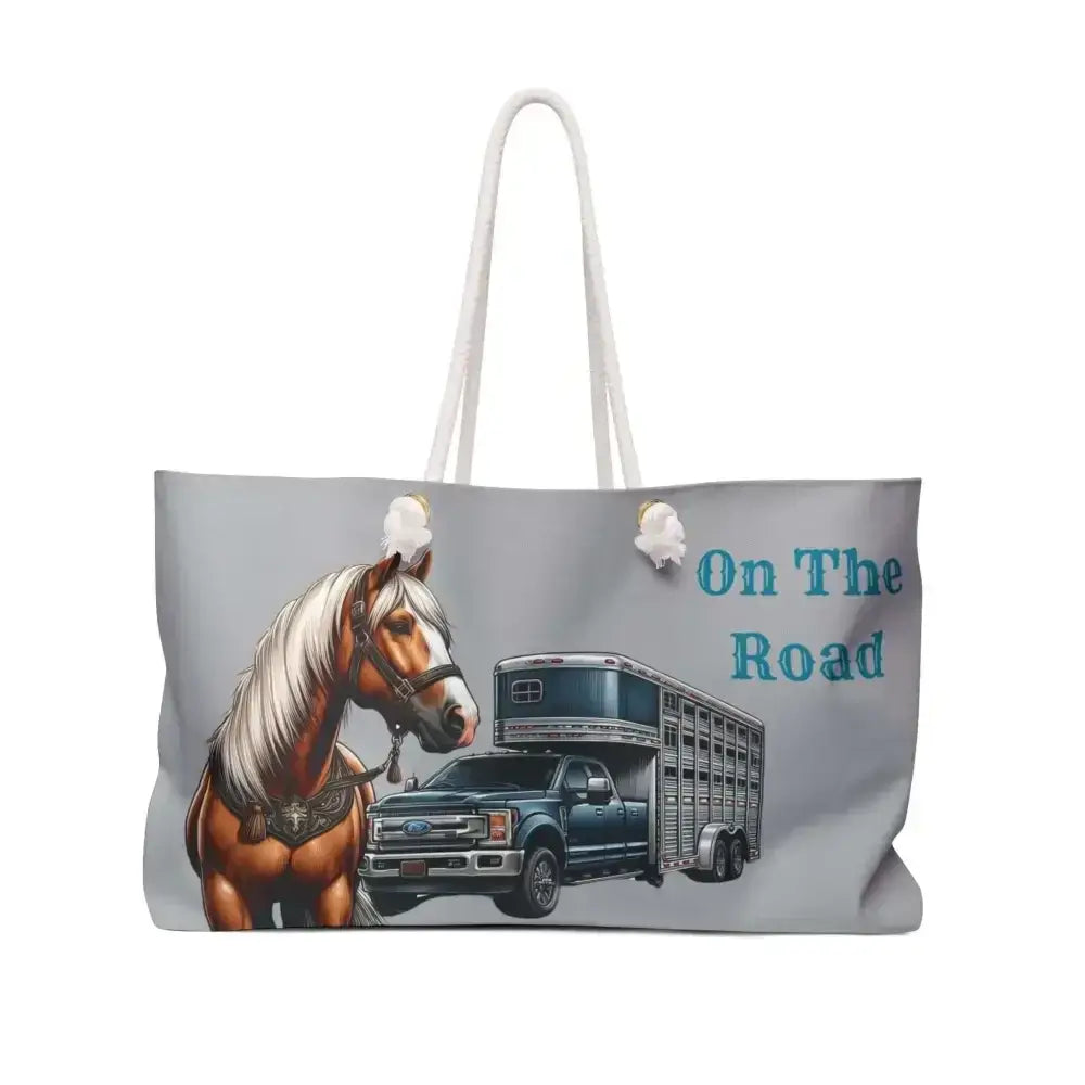 Equestrian Weekender Bag, Horse Luggage Tote, Horse Travel Bag 24x13 - The Best New Thing