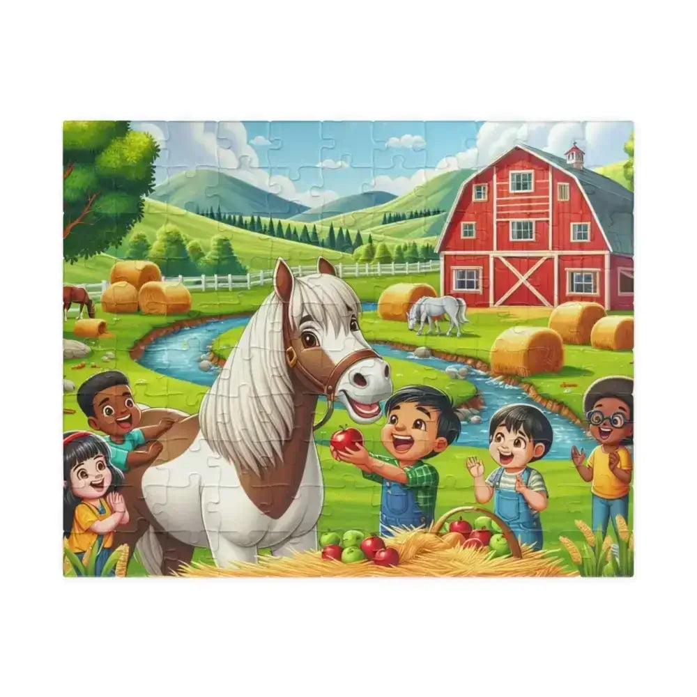 Farm Animal Puzzle for Children, Cartoon Horse & Barnyard Puzzle - The Best New Thing
