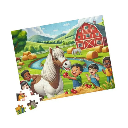 Farm Animal Puzzle for Children, Cartoon Horse & Barnyard Puzzle - The Best New Thing