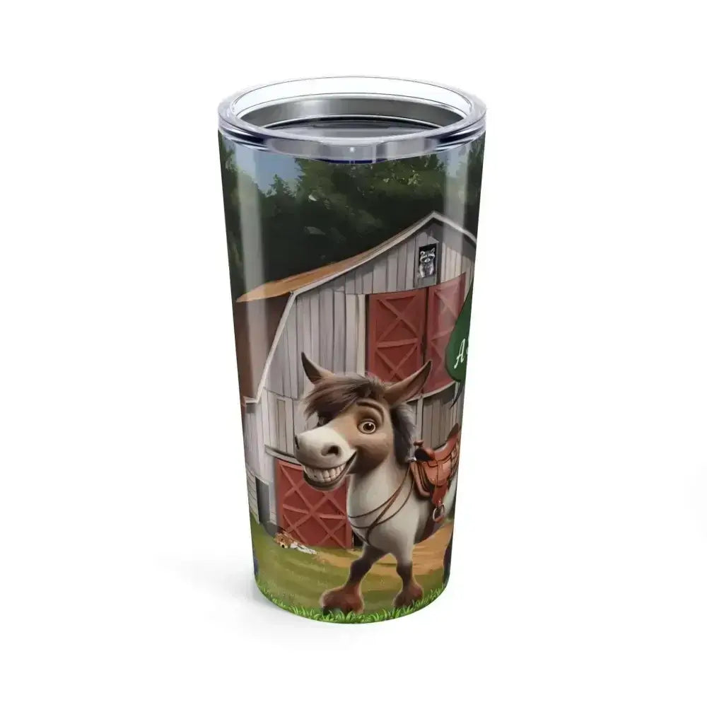 Farm Life Country Coffee Insulated Tumbler, Humorous Travel Mug - The Best New Thing