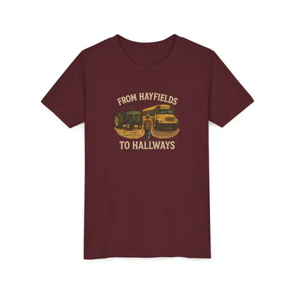 Farm Life Youth Tee Back to School T-Shirt Farm Shirt for Kids Everyday Kids Wear - Kids clothes