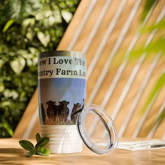 Farmer Coffee Tumbler, Country Coffee Mug Travel Tumbler, Cowboy Gifts - The Best New Thing