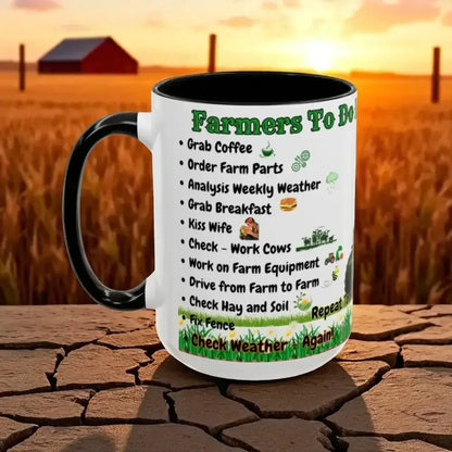 Farmer Themed Coffee Mug, Perfect Gift for Farmers, Rancher Gift - The Best New Thing