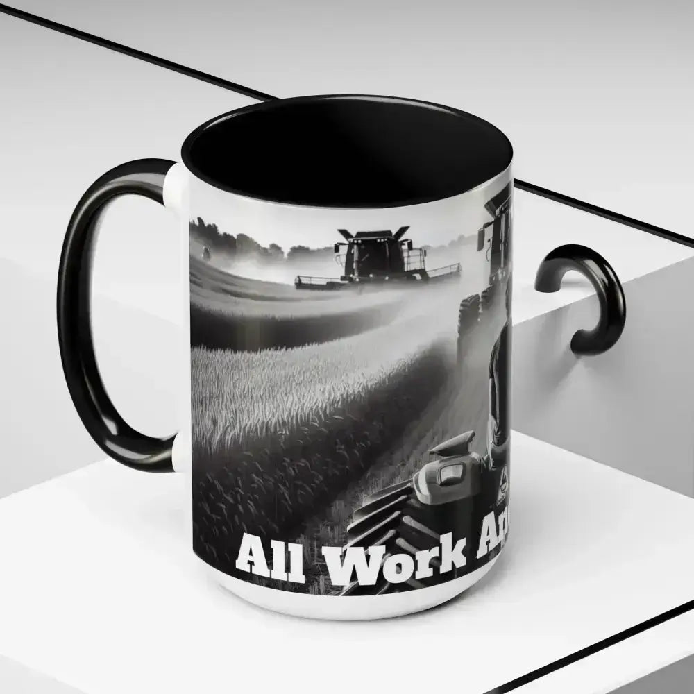 Farmer Western Gift Coffee Mug, All Work and No Play, Gifts for Him - The Best New Thing