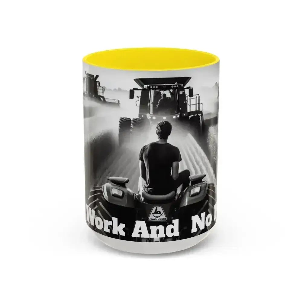 Farmer Western Gift Coffee Mug, All Work and No Play, Gifts for Him - The Best New Thing
