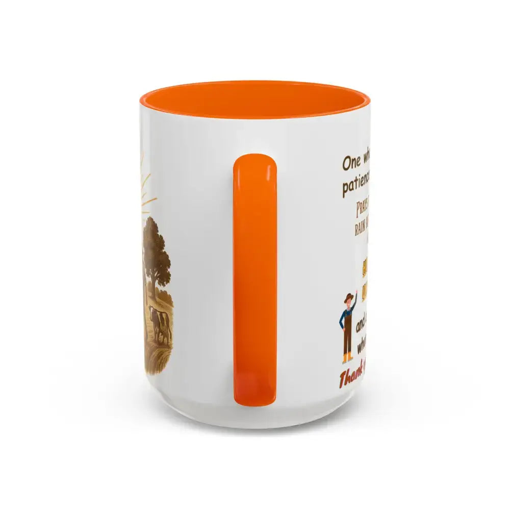 God made a Farmer Coffee Mug - Perfect Gift for Agricultural Enthusiasts Farmers Gift - Mug