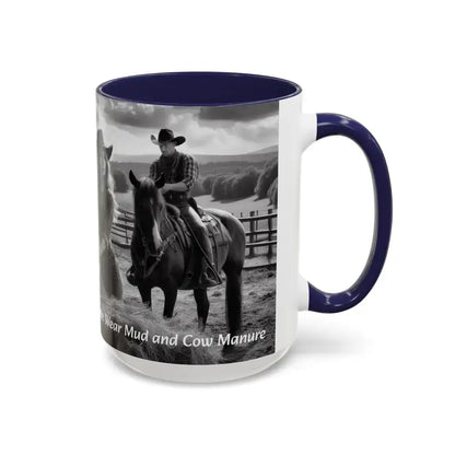 Farmers Wife Mug Funny Cowgirl Coffee Mug Trending Western Kitchen Decor 15oz - Mugs