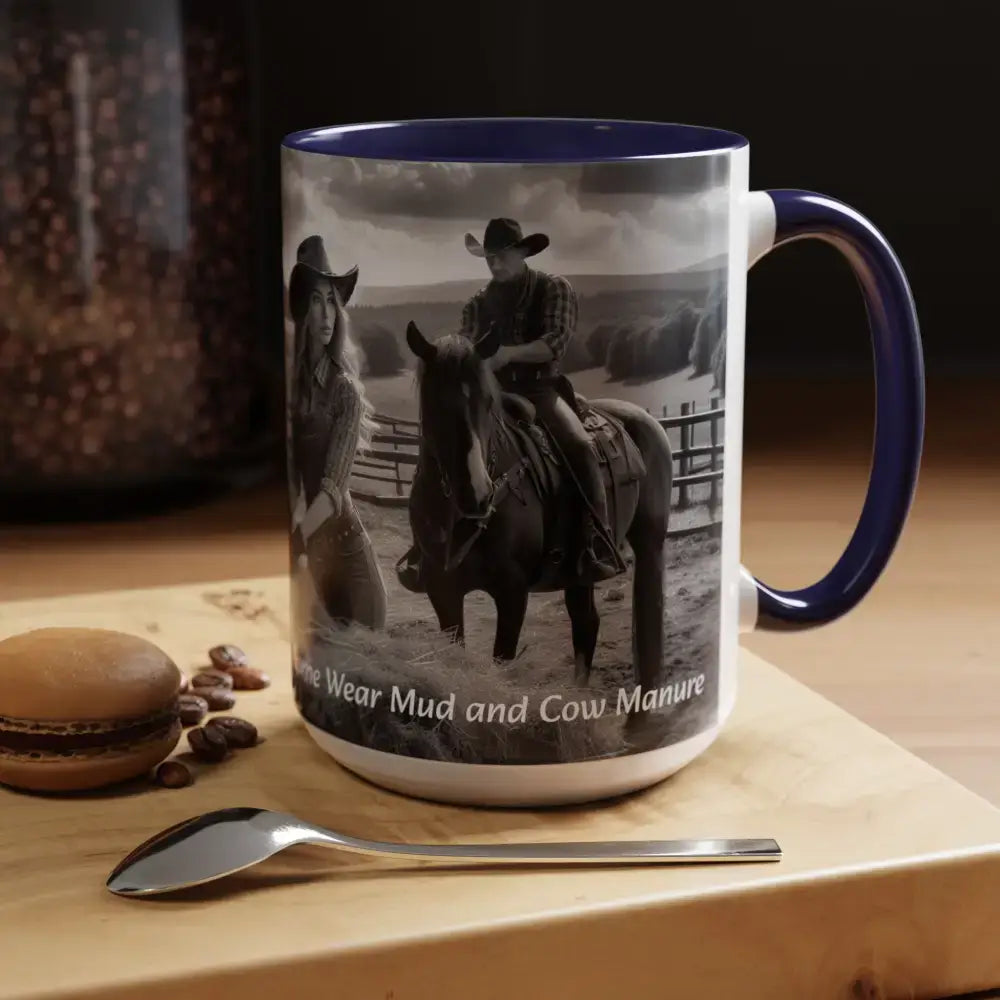 Farmers Wife Mug Funny Cowgirl Coffee Mug Trending Western Kitchen Decor 15oz - Mugs