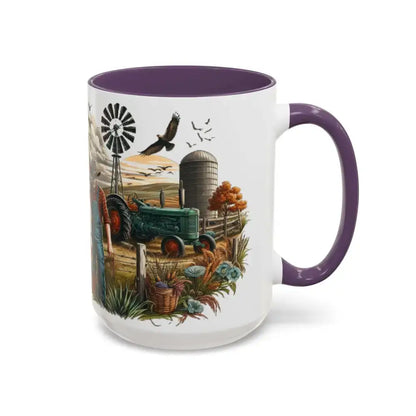 Father’s Day Coffee Mug One of a Kind Dad Country Gifts for Dad Farmer Dad Gifts Ceramic Gift Mug - Mugs