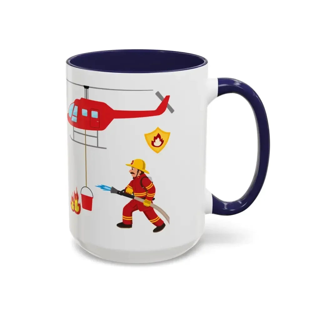 Fire Fighter Hero, In the Face of Danger Coffee Mug, 15oz - The Best New Thing