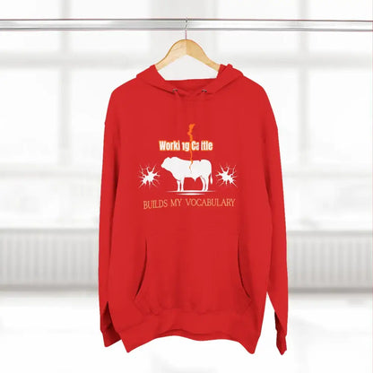 Fleece Farm Hoodie - Working Cattle Rancher Apparel Christmas Gifts for Men - Hoodie
