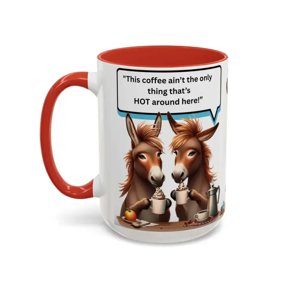 Flirty Sassy Donkey Country Mug Mule Lover Gift Idea 15oz - Mugs