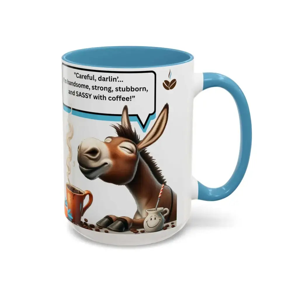 Flirty Sassy Donkey Country Mug Mule Lover Gift Idea 15oz - Mugs