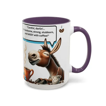 Flirty Sassy Donkey Country Mug Mule Lover Gift Idea 15oz - Mugs