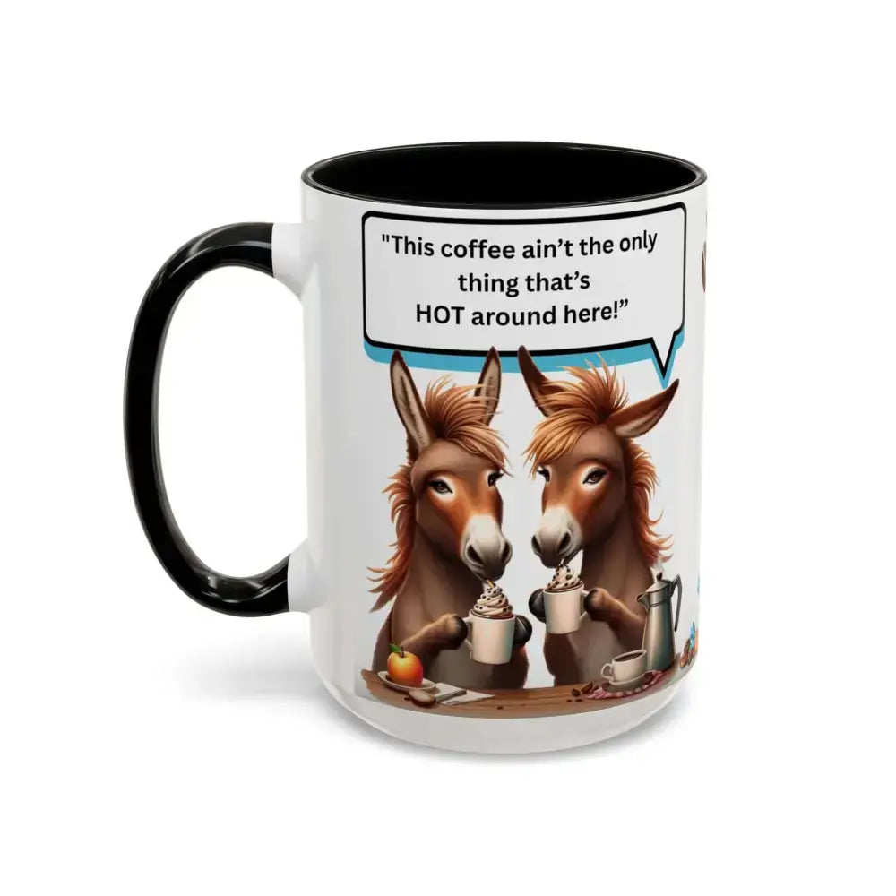 Flirty Sassy Donkey Country Mug Mule Lover Gift Idea 15oz - Mugs