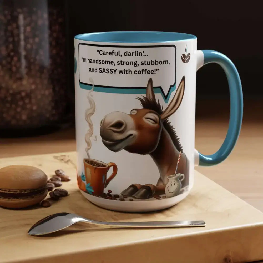 Flirty Sassy Donkey Country Mug Mule Lover Gift Idea 15oz - Mugs