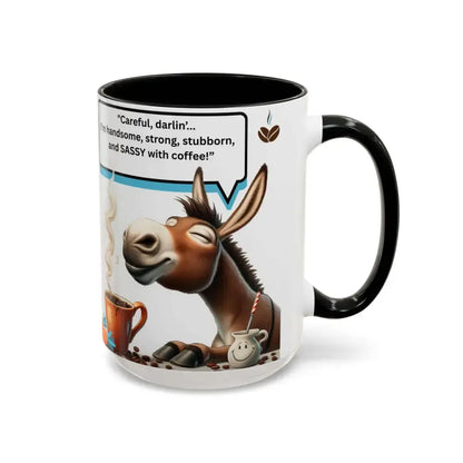 Flirty Sassy Donkey Country Mug Mule Lover Gift Idea 15oz - Mugs