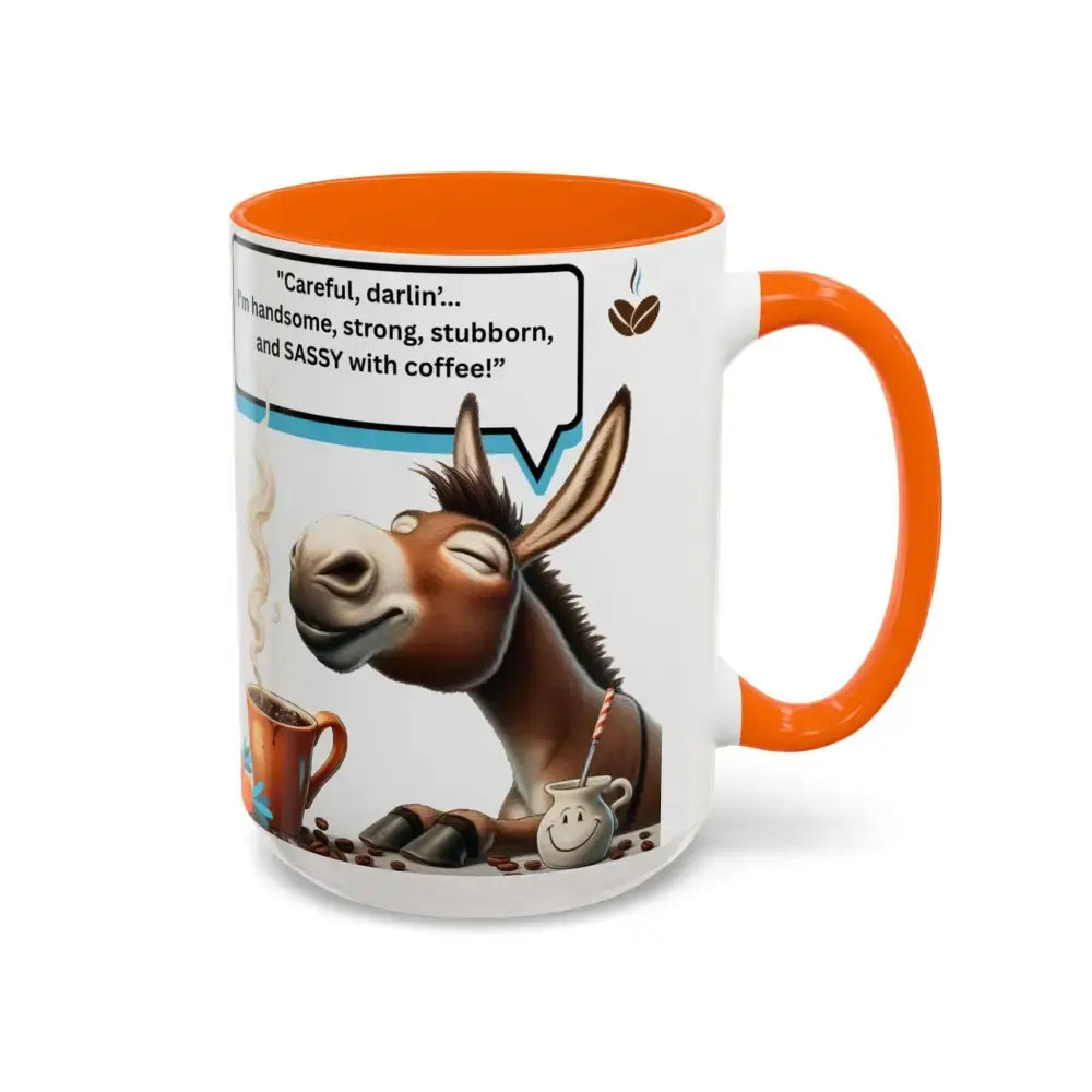 Flirty Sassy Donkey Country Mug Mule Lover Gift Idea 15oz - Mugs