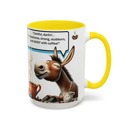 Flirty Sassy Donkey Country Mug Mule Lover Gift Idea 15oz - Mugs