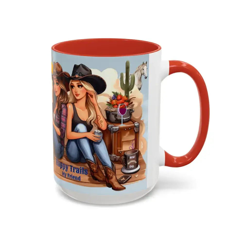 Customizable Friendship Coffee Mug - Cowgirl Friendship Gifts Western Gift Ideas - Mugs
