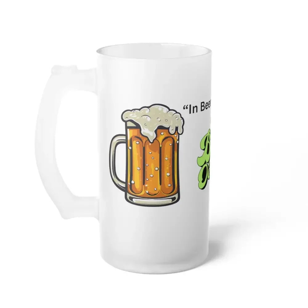 Funny Beer Mugs, In Beer We Trust, 16oz Party Mug, Tailgate Gifts - The Best New Thing