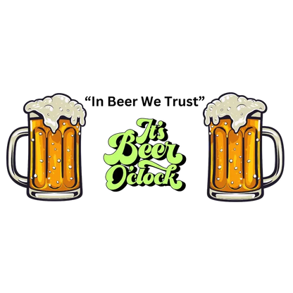 Funny Beer Mugs, In Beer We Trust, 16oz Party Mug, Tailgate Gifts - The Best New Thing