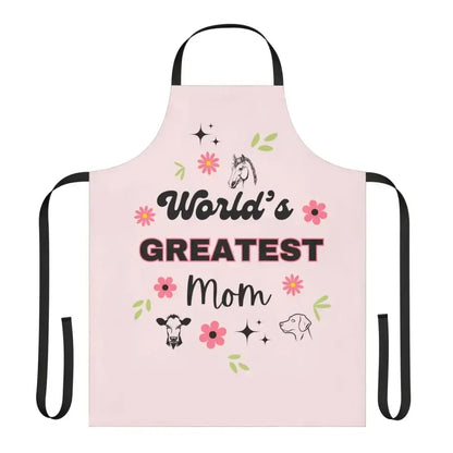 World's Greatest Mom Fun Apron, Country Apron for Greatest Mama - The Best New Thing