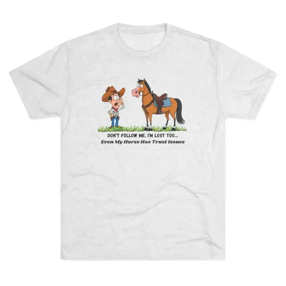 Funny Cowboy Horse T-Shirt, Trail Riding Tee, Western Shirt for Men - The Best New Thing