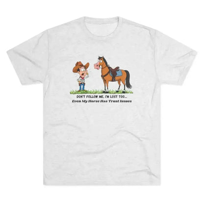 Funny Cowboy Horse T-Shirt, Trail Riding Tee, Western Shirt for Men - The Best New Thing