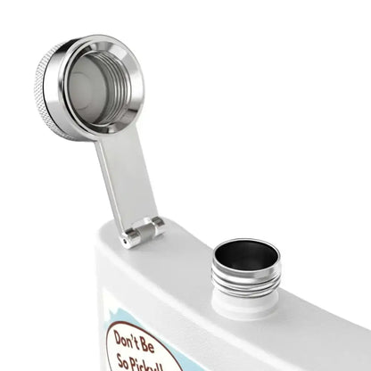 Funny Horse Stainless Steel Flask, Unique Gift for Horse Lovers, 6oz - The Best New Thing