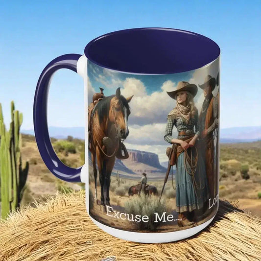Country Coffee Mug, Looks Like You Love Me Western Coffee Cup - The Best New Thing