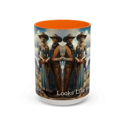 Good Cup of Country Coffee Mug Looks Like You Love Me Western Coffee Cup 15oz Cowgirl Coffee Mugs - 15oz / Orange - Mugs