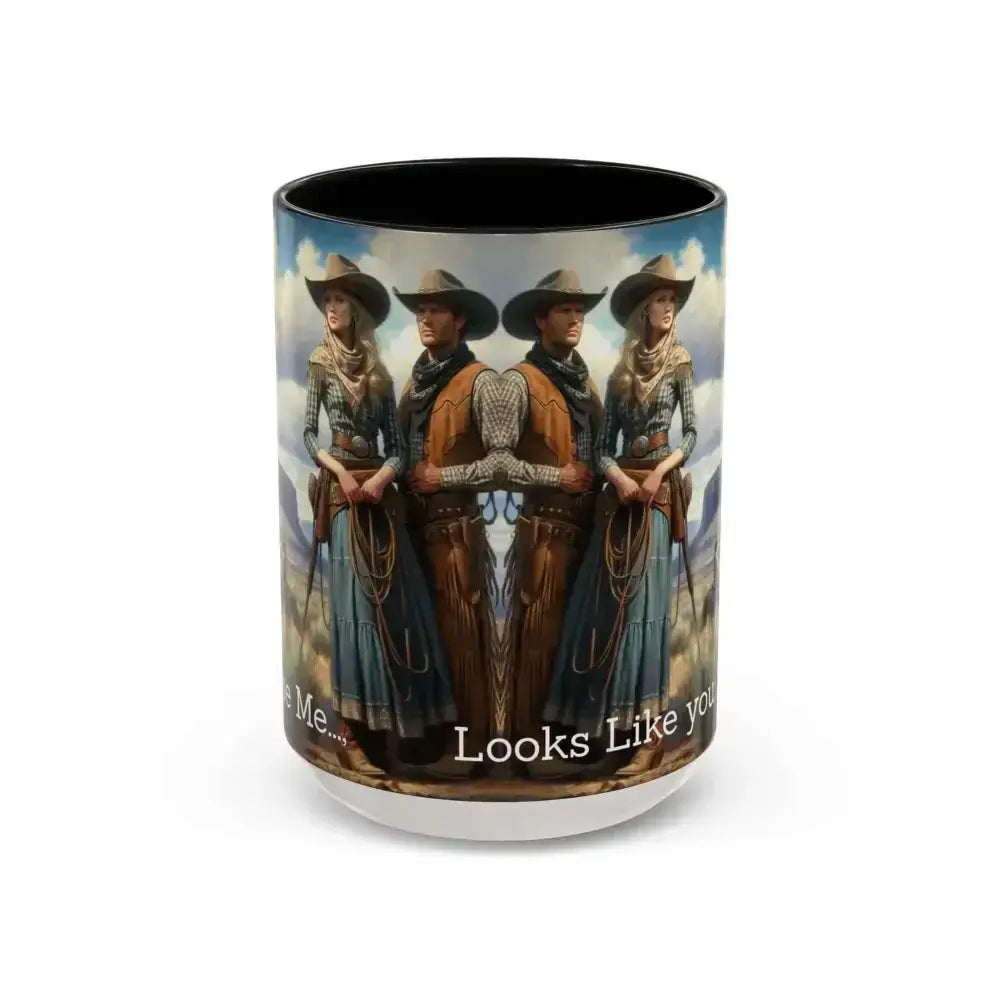 Country Coffee Mug, Looks Like You Love Me Western Coffee Cup - The Best New Thing