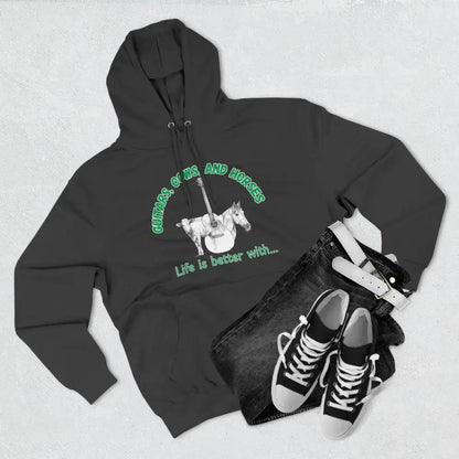 Guitars Cows & Horses Hoodie — Hoodies for Men Winter Farm Apparel - Hoodie
