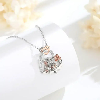 Highland Cow Necklace, Sterling Silver Cow Lover, Farm Style Necklace - The Best New Thing