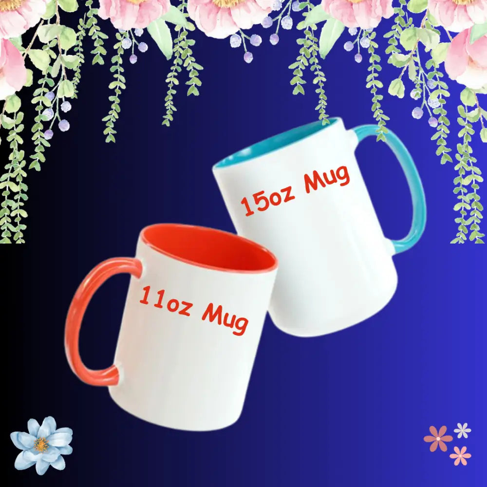 Horse Coffee Mugs 15oz Ceramic Cup with Vibrant Orange Blue Accents, Perfect Gift
