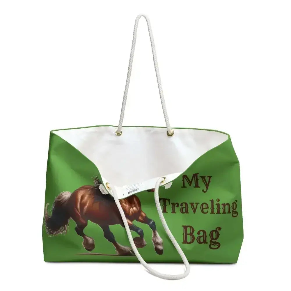 Horse Lover Tote, Equestrian Lover Weekender Bag - The Best New Thing