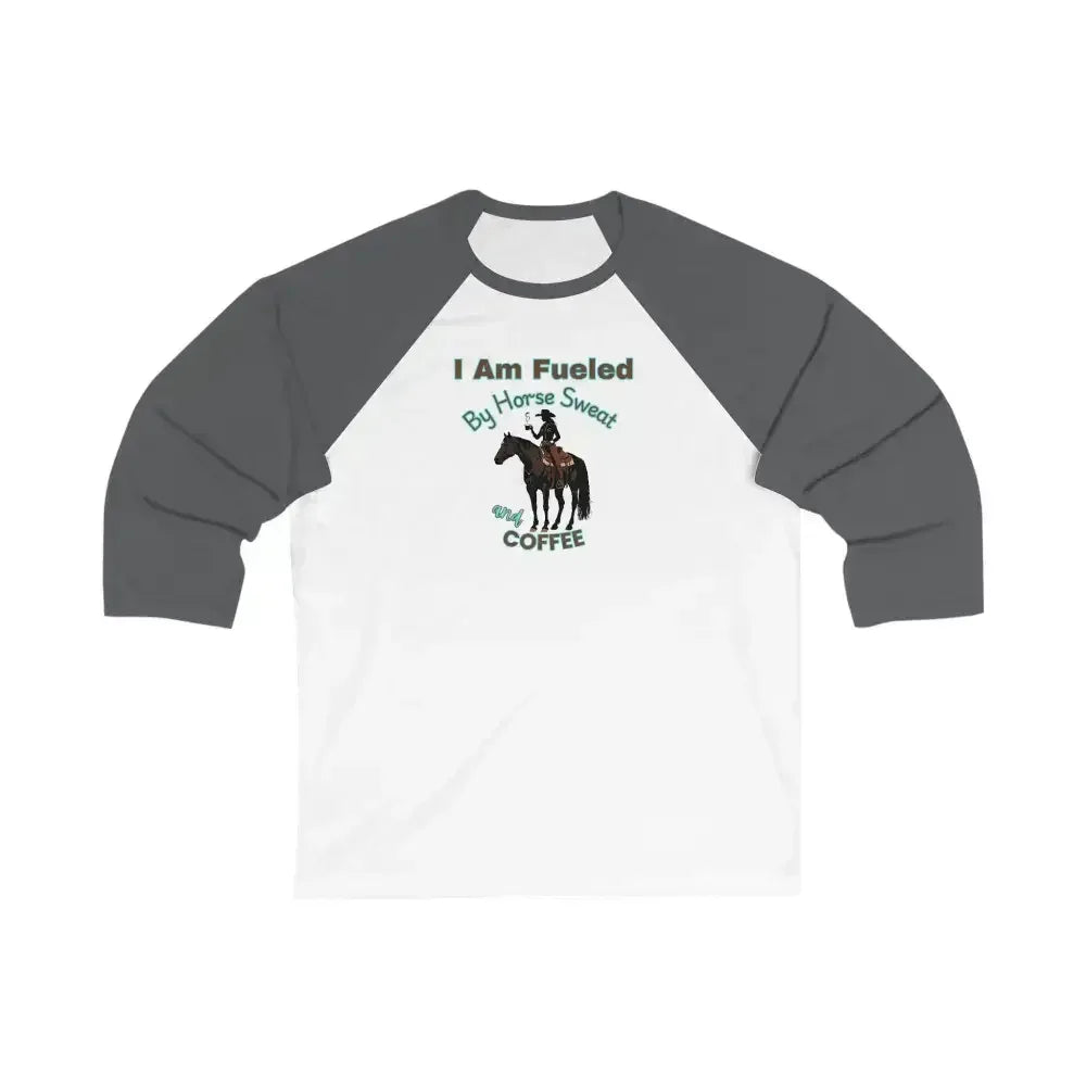 Horse Lover Baseball Tee, Horse and Coffee Lover's Baseball T-shirt - The Best New Thing