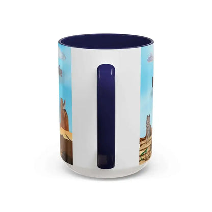 Humorous Cowboys Coffee Mug - Personalize IT - Pleading Cowboy and Sassy Horse Western Mug 15oz - Mug