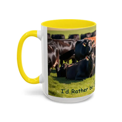 I love Cows Coffee Mug Chilling Cows Country Lifestyle Farm Gifts 15oz - Mug