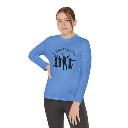 I Speak Fluent Fun Youth Unisex Long Sleeve Shirt. Perfect Gift for Teens - Kids clothes
