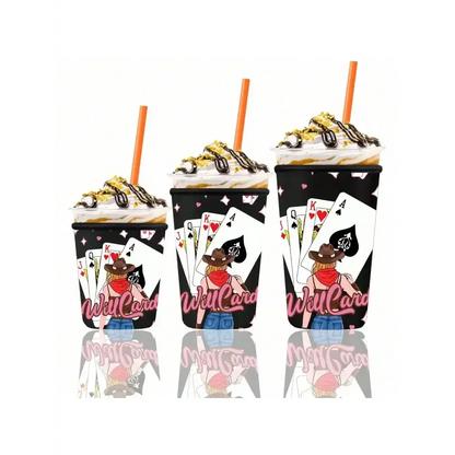 Ice Coffee Drink Sleeves, Cowgirl Western Reusable Neoprene Sleeve - The Best New Thing