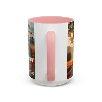 Inspirational Faith Coffee Mug Motivational Mug Country Coffee Mugs Inspirational Gift Idea 15ozs - Mugs