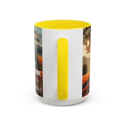 Inspirational Faith Coffee Mug Motivational Mug Country Coffee Mugs Inspirational Gift Idea 15ozs - Mugs
