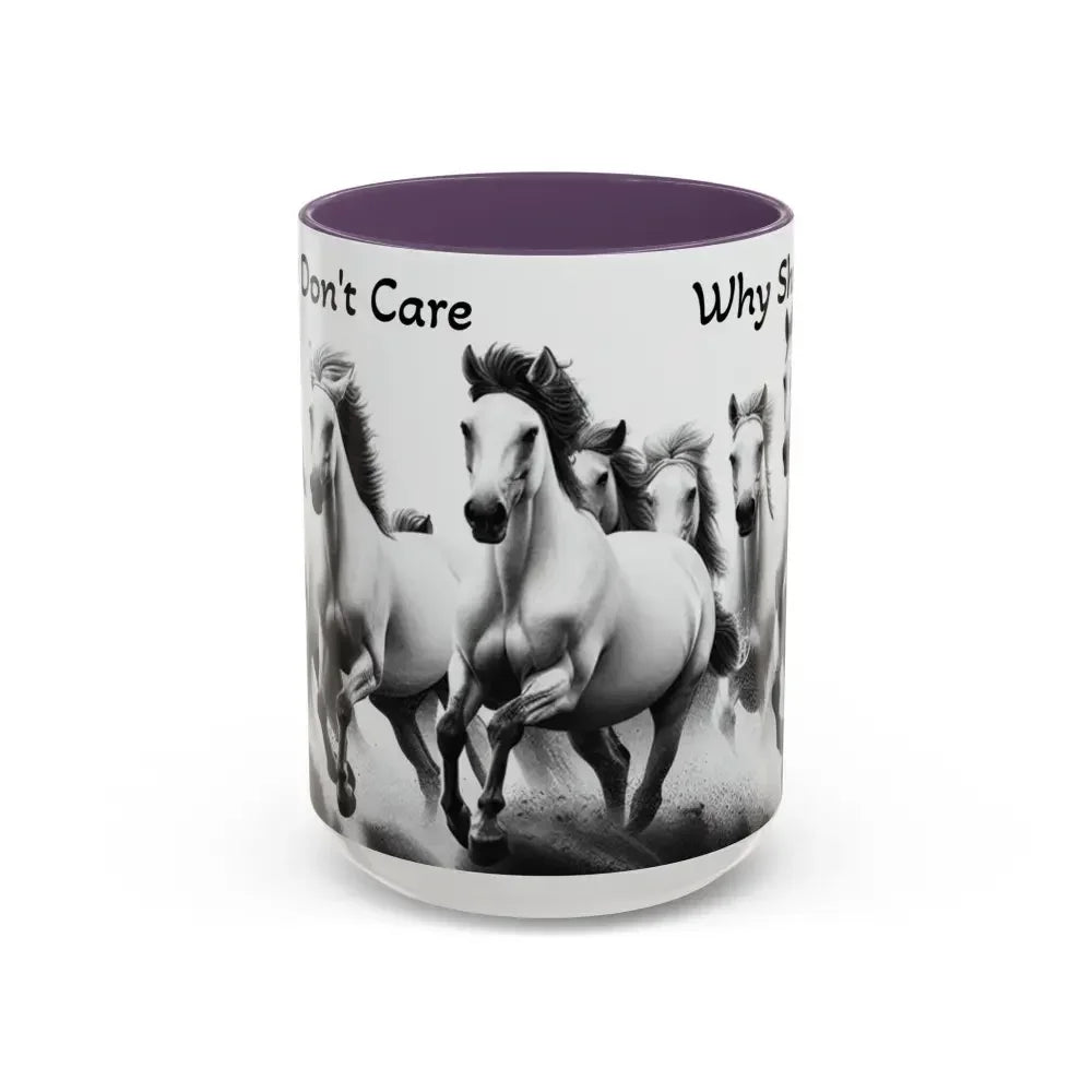 Inspirational Horse Coffee Mug - Humorous Mug, Horse Lover Enthusiast - The Best New Thing