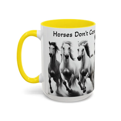 Inspirational Horse Coffee Mug - Humorous Mug Horse Lover Enthusiast Unique Gift Ideas 15oz - Mug