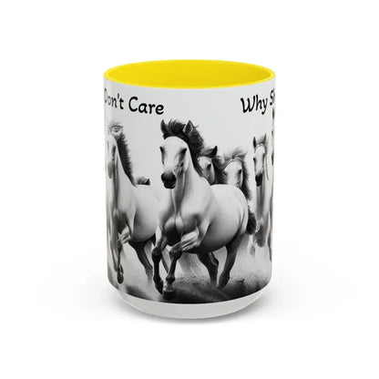 Inspirational Horse Coffee Mug - Humorous Mug, Horse Lover Enthusiast - The Best New Thing