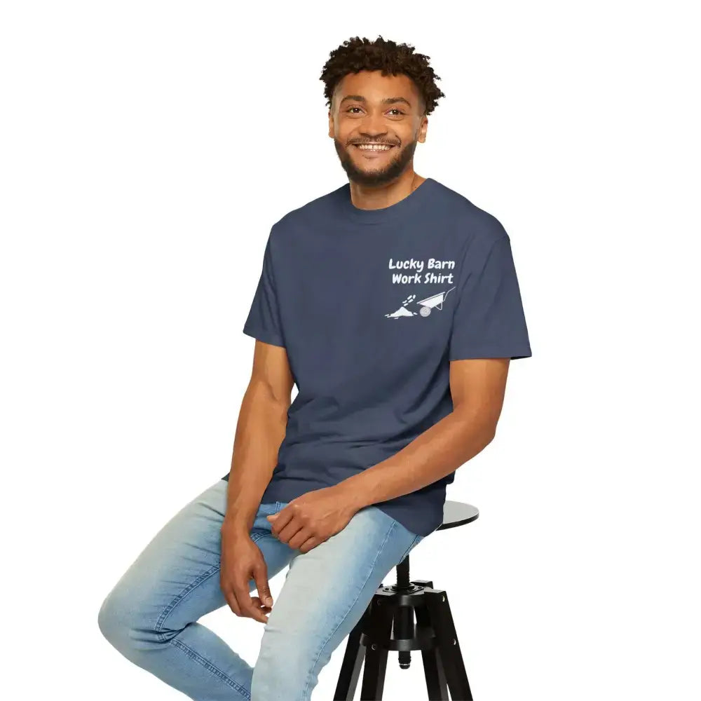 Lucky Barn Work T-shirt Farm and Rancher Work Tee Work Shirt - T-Shirt
